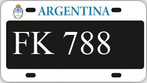 Patente AA788FK