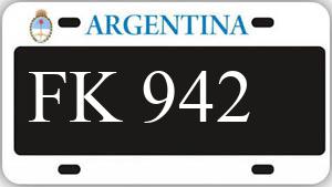 Patente AA942FK