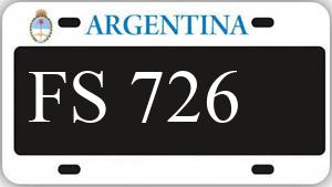Patente AA726FS