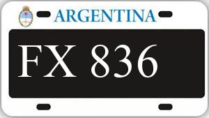 Patente AA836FX