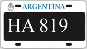 Patente AA819HA