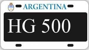 Patente AA500HG