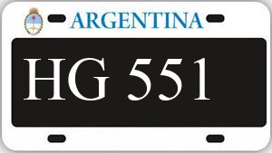 Patente AA551HG