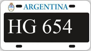 Patente AA654HG