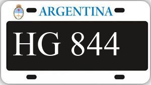 Patente AA844HG