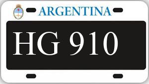 Patente AA910HG