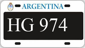 Patente AA974HG