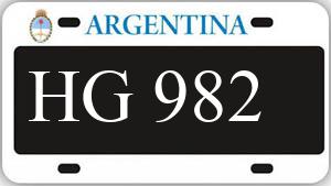 Patente AA982HG
