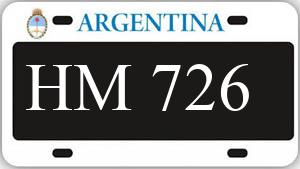 Patente AA726HM