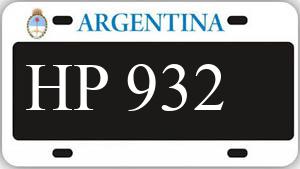 Patente AA932HP