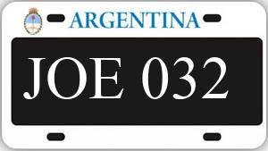 Patente JOE032