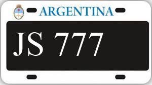 Patente AA777JS