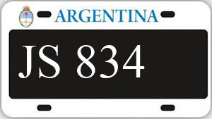 Patente AA834JS