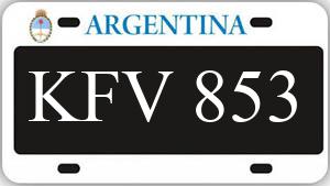 Patente KFV853