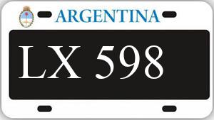 Patente AA598LX