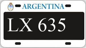 Patente AA635LX