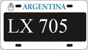 Patente AA705LX