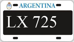 Patente AA725LX