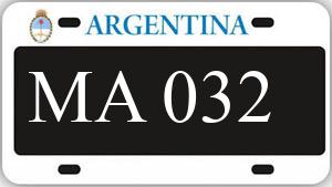Patente AA032MA