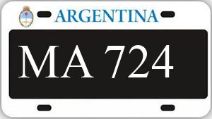 Patente AA724MA