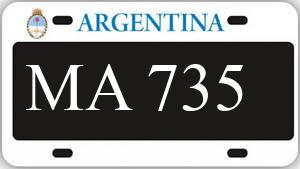 Patente AA735MA