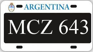 Patente MCZ643
