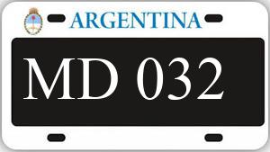 Patente AA032MD