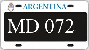 Patente AA072MD