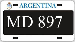 Patente AA897MD