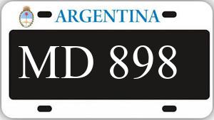 Patente AA898MD