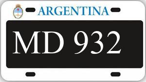 Patente AA932MD