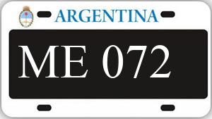 Patente AA072ME