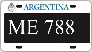 Patente AA788ME