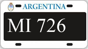 Patente AA726MI
