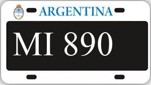 Patente AE890MI