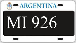 Patente AE926MI