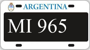 Patente AE965MI