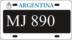 Patente AA890MJ