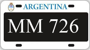 Patente AA726MM