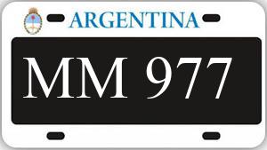 Patente AE977MM