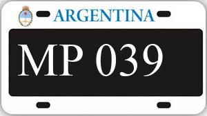 Patente AA039MP