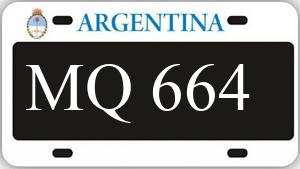 Patente AA664MQ