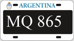 Patente AA865MQ
