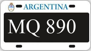 Patente AA890MQ