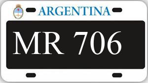 Patente AA706MR