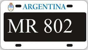 Patente AA802MR