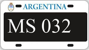 Patente AA032MS