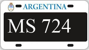 Patente AA724MS