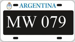 Patente AA079MW