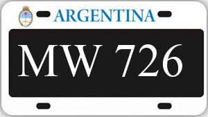 Patente AA726MW